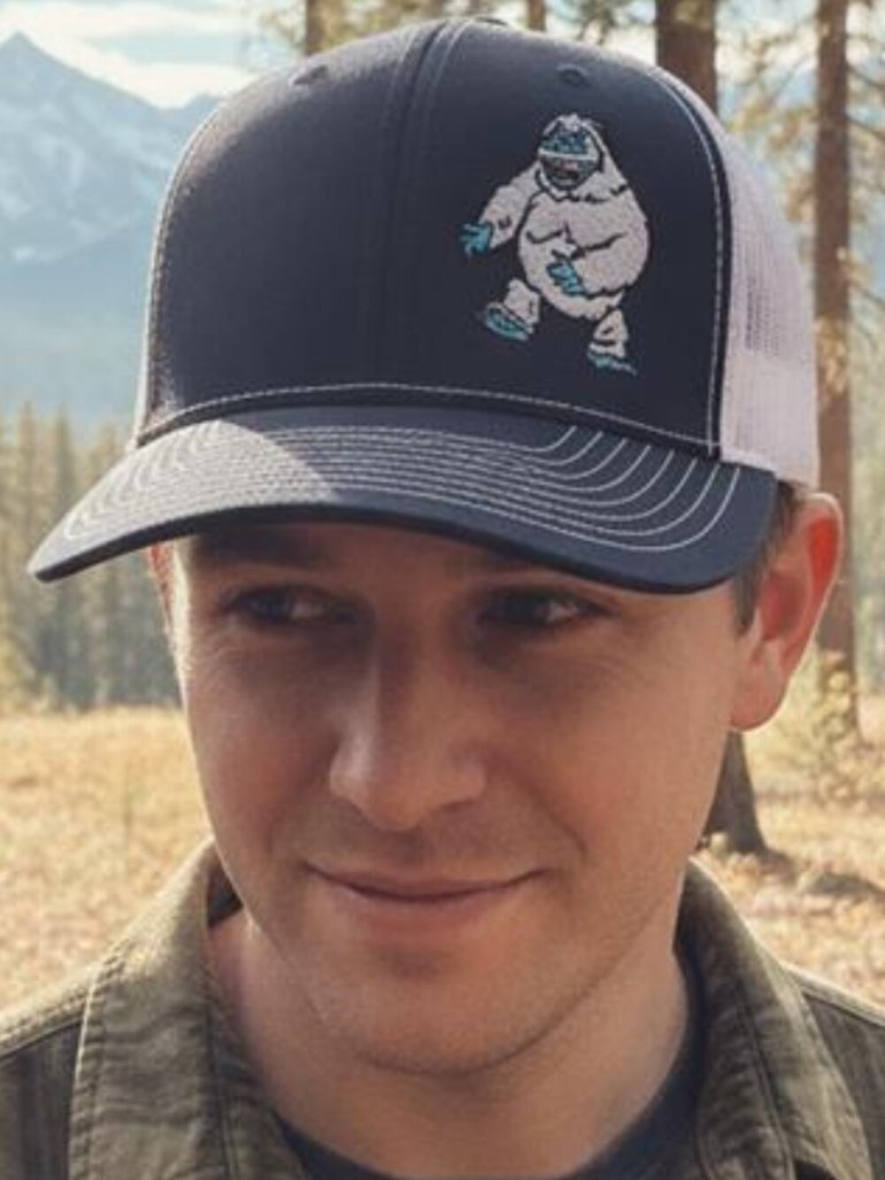 Rudolphs Abominable Snowman Hat Custom Direct Embroidered Cap Richardson 112 80s